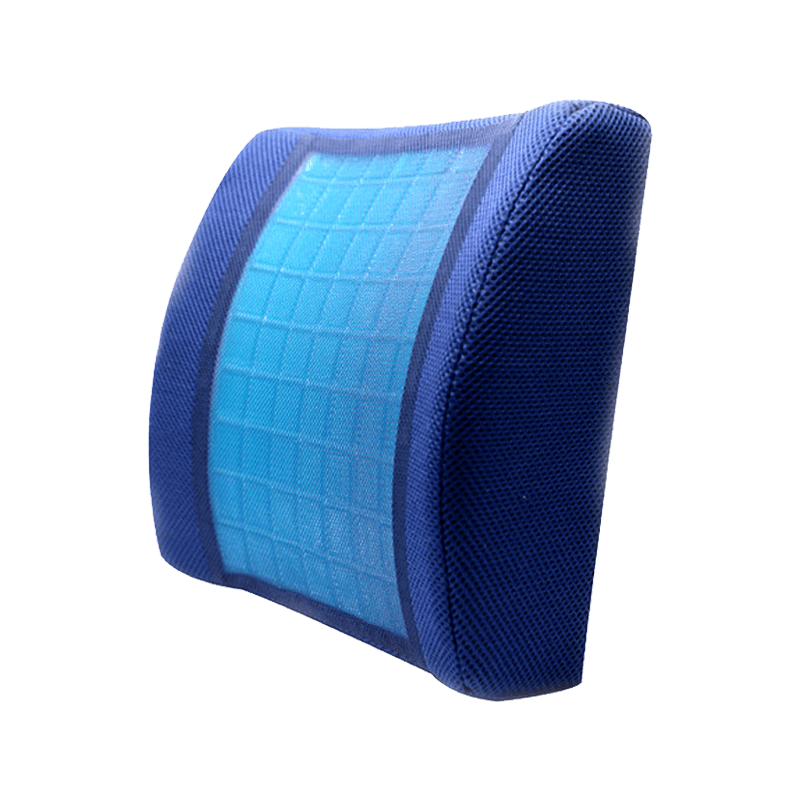 Factory Direct Sale Ergonomic Refrigeratio Gel Memoria Spuma Officii Cathedra Sedes Lumborum Support Back Pulvinar pro Car Sinis Summer Knitted