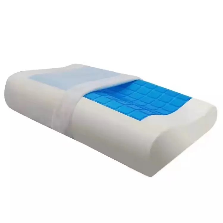 Hot Sale Factory Comfortable Bed Pulvinar Refrigerant gel Infusa Cervical Visco Pulvinar
